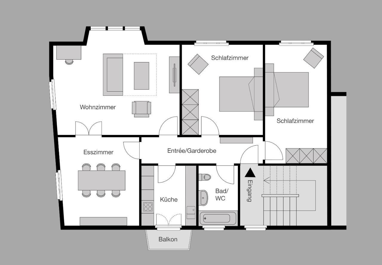 City Stay Furnished Apartments - Fasenstaubstrasse 샤프하우젠 외부 사진